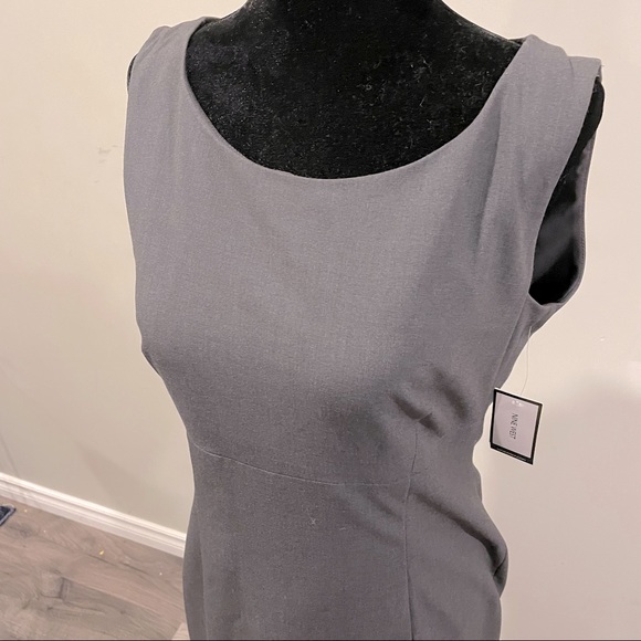 BNWT Nine West Sleeveless Stretch Dress Grey - Picture 4 of 12